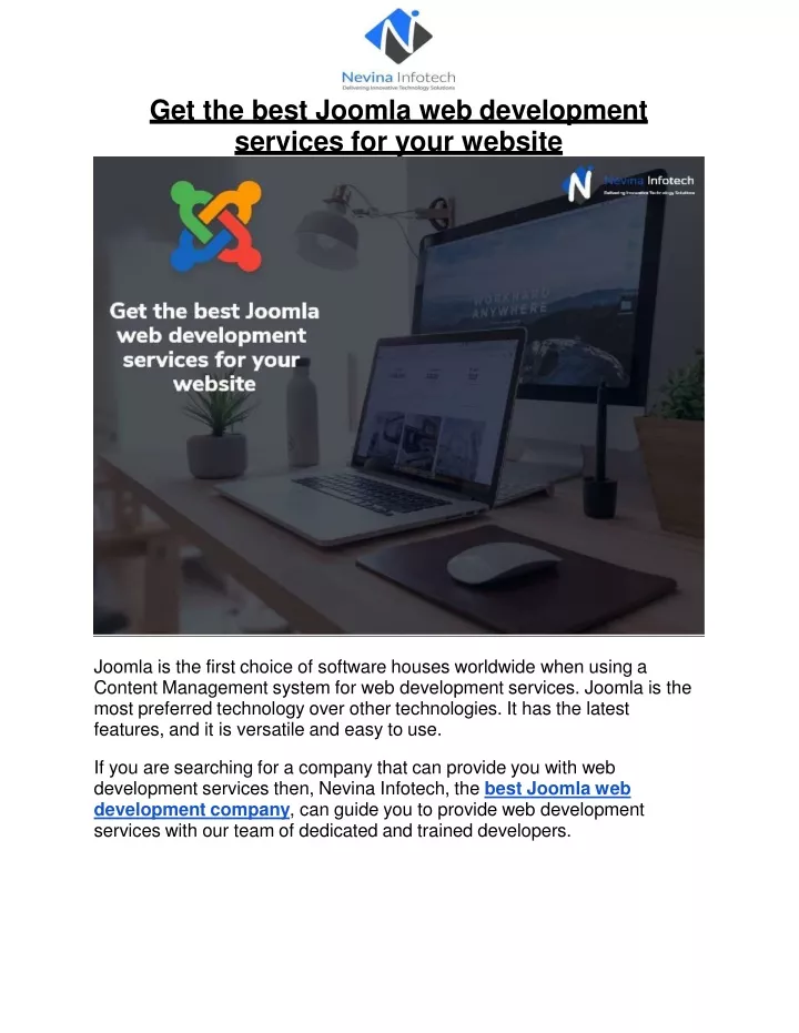 get the best joomla web development services