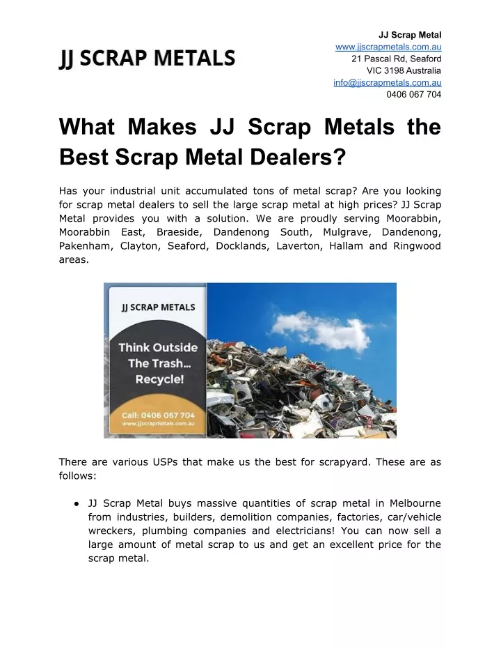 jj scrap metal