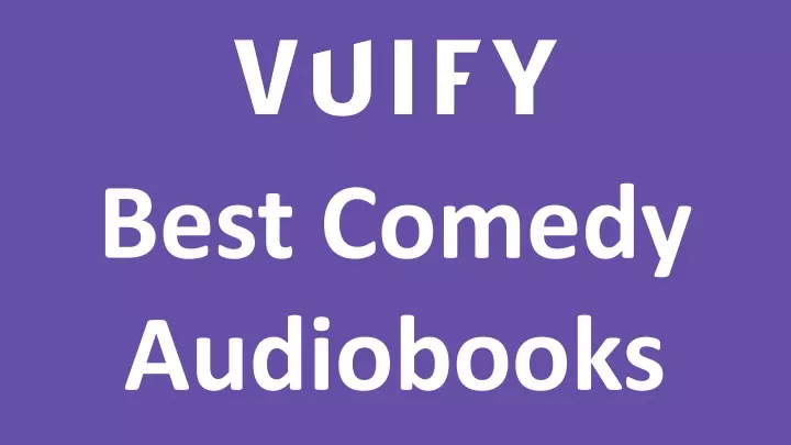 best comedy audiobooks