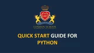 LSET's Guide for python