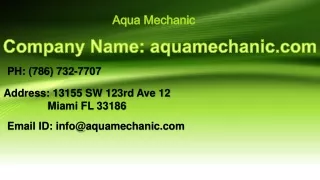 aqua mechanic