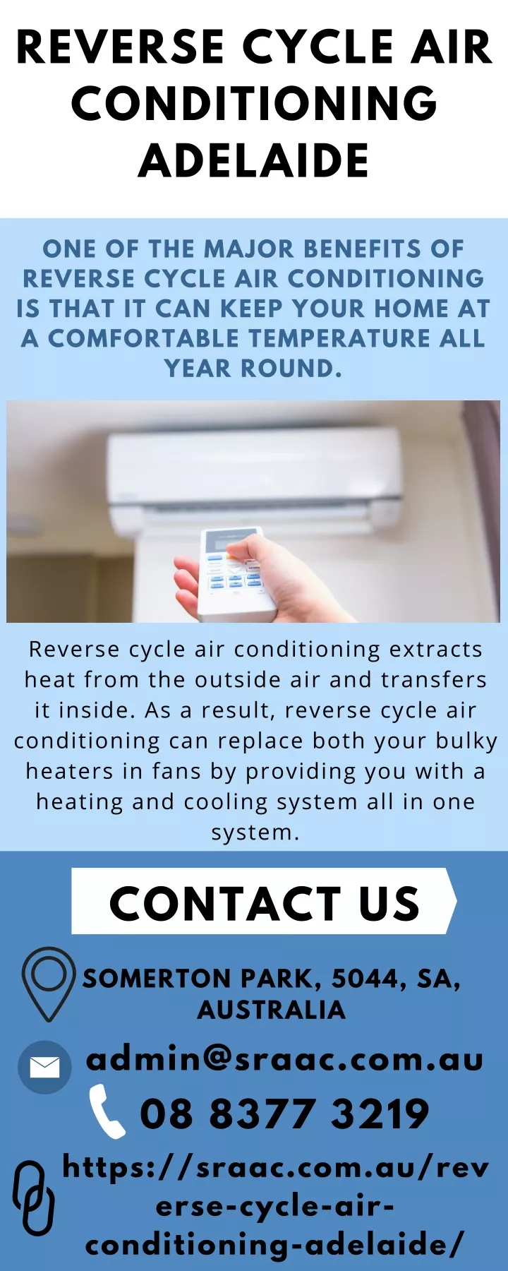 reverse cycle air conditioning adelaide