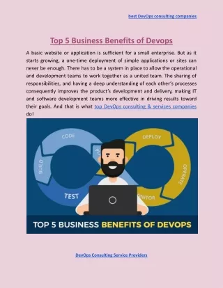 best devops consulting companies
