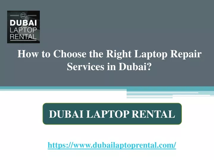 how to choose the right laptop repair services in dubai