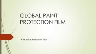GLOBAL PAINT PROTECTION FILM 2