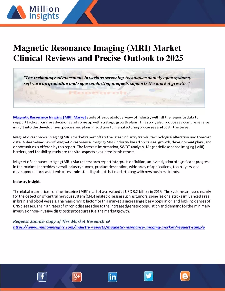 magnetic resonance imaging mri market clinical