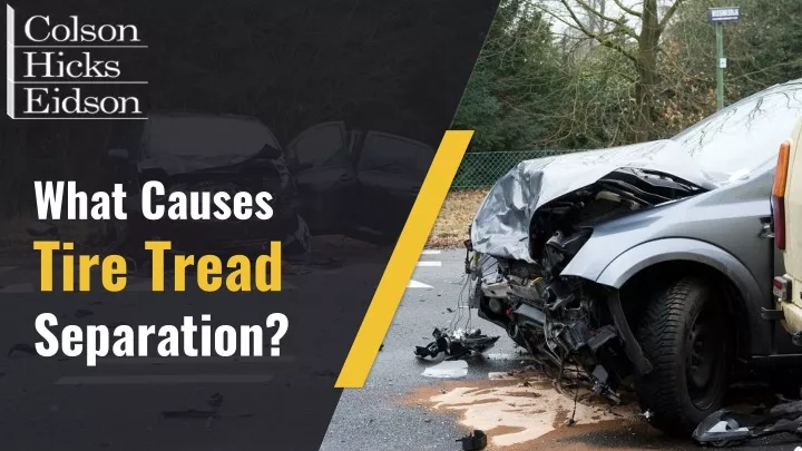 what causes tire tread separation