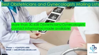Best Obstetricians and Gynecologists Email List | 100& Verified & Updated | USA