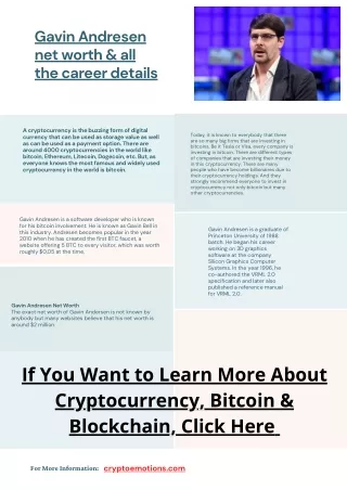 Gavin Andresen net worth _cryptoemotions.com