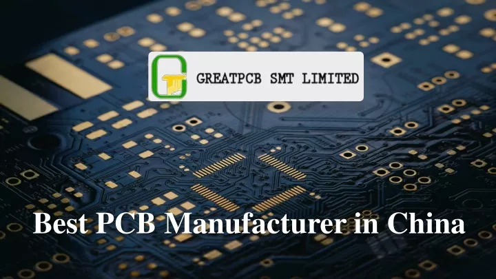 best pcb manufacturer in china