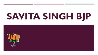 savita singh bjp