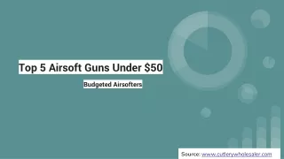 Top 5 Airsoft Guns Under $50