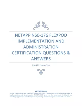 netapp ns0 176 flexpod implementation