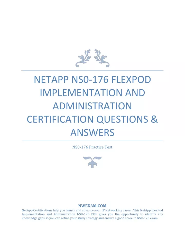 netapp ns0 176 flexpod implementation