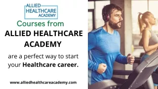 Online Nutrition Courses India ALLIED HEALTHCARE ACADEMY