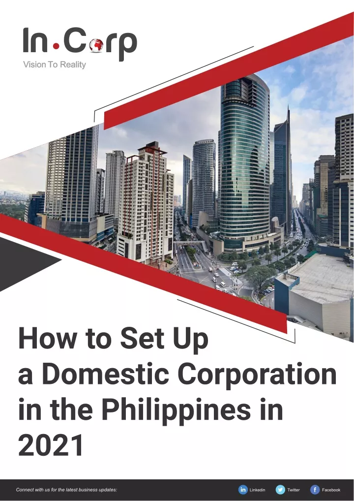how to set up a domestic corporation