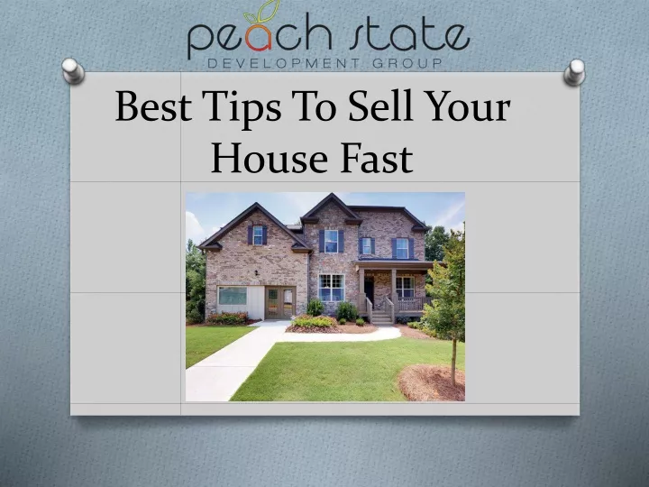 best tips to sell your house fast