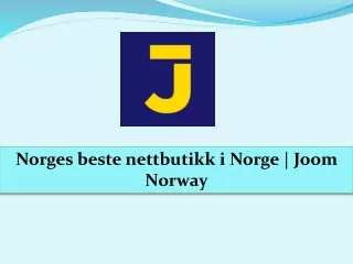 norges beste nettbutikk i norge joom norway