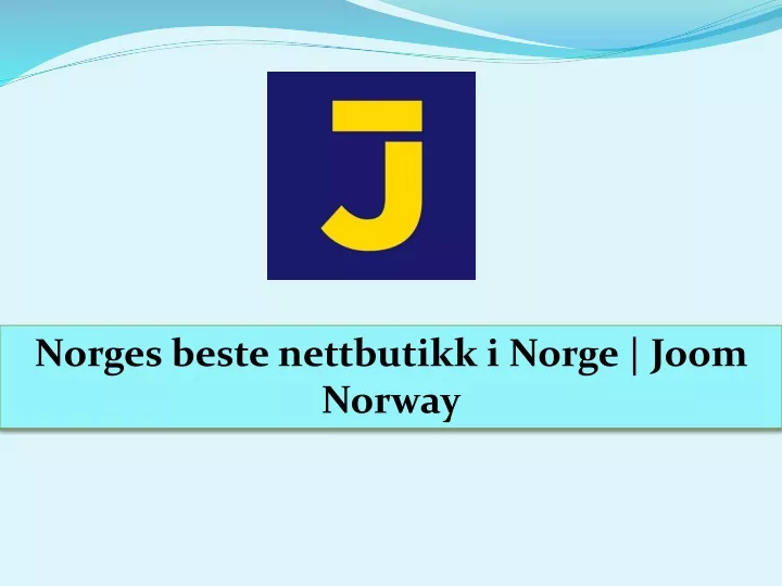norges beste nettbutikk i norge joom norway
