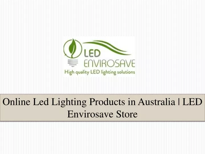 online led lighting products in australia
