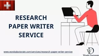 Research Paper Writer Service Switzerland
