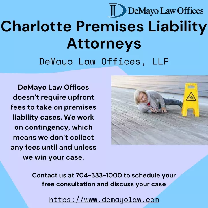 charlotte premises liability attorneys demayo