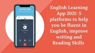 english learning app 2021 5 platforms to help