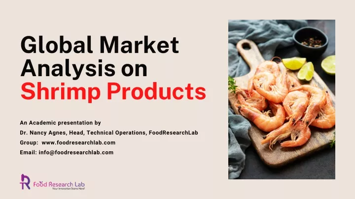 global market analysis on shrimp products