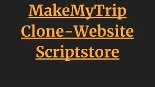 makemytrip clone website scriptstore
