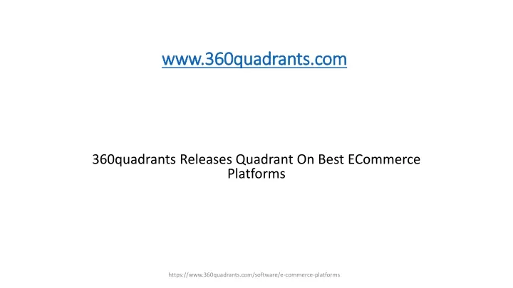 www 360quadrants com