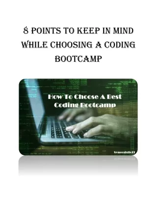 How To Choose A Best Coding Bootcamp