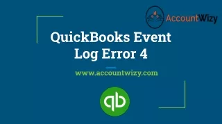 QuickBooks Event Log Error pdf