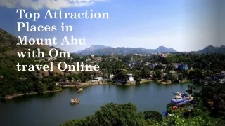 Top Attraction Places in Mount Abu with Om travel Online