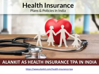 Health insurance in India - Alankit health insurance service provider