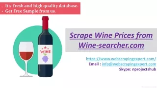 scrape wine prices from wine searcher com