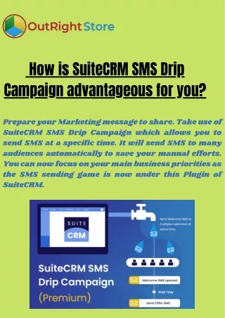 SuiteCRM SMS Drip Campaign