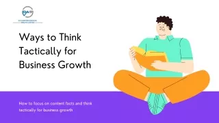 Ways to Think Tactically for Business Growth