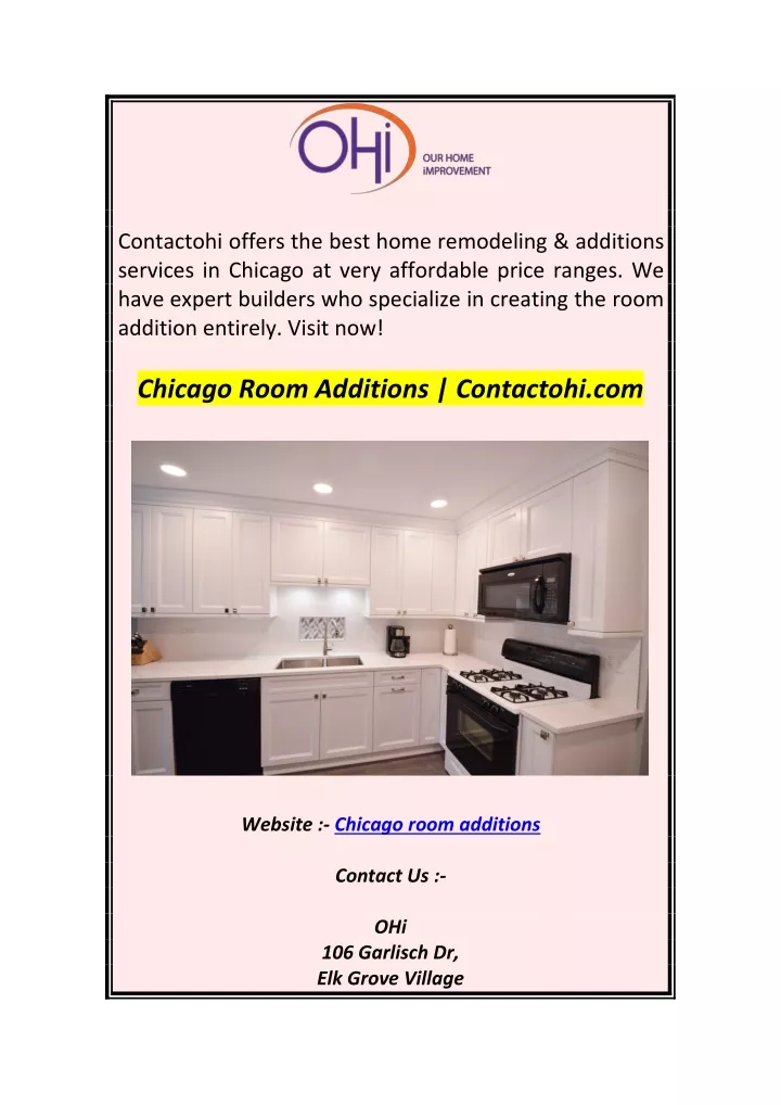 contactohi offers the best home remodeling