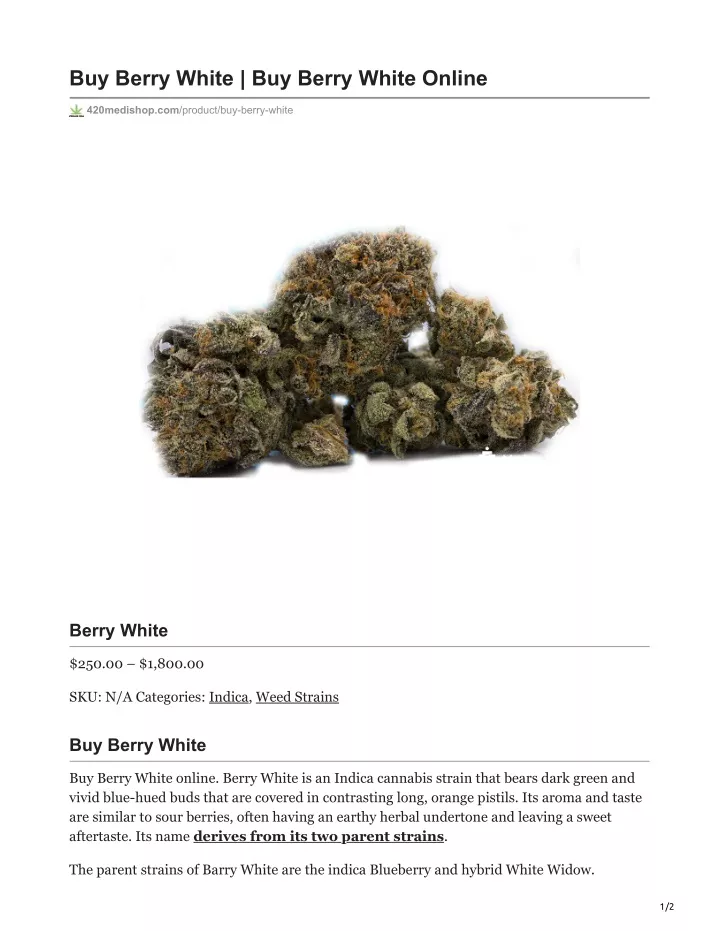 buy berry white buy berry white online