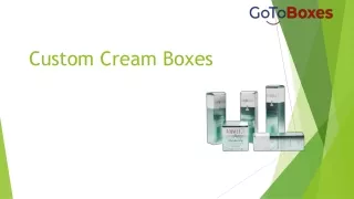 custom cream boxes