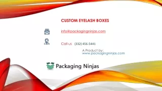 Custom Printed Eyelash Packaging Boxes at Wholesale Rates