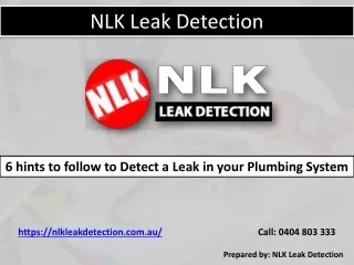 6 hints to follow to detect a leak in your plumbing system