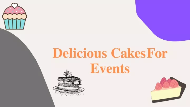 delicious cakes for events
