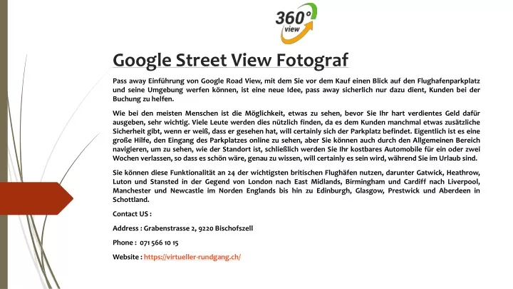 google street view fotograf