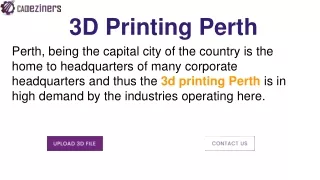 3d Printing Perth