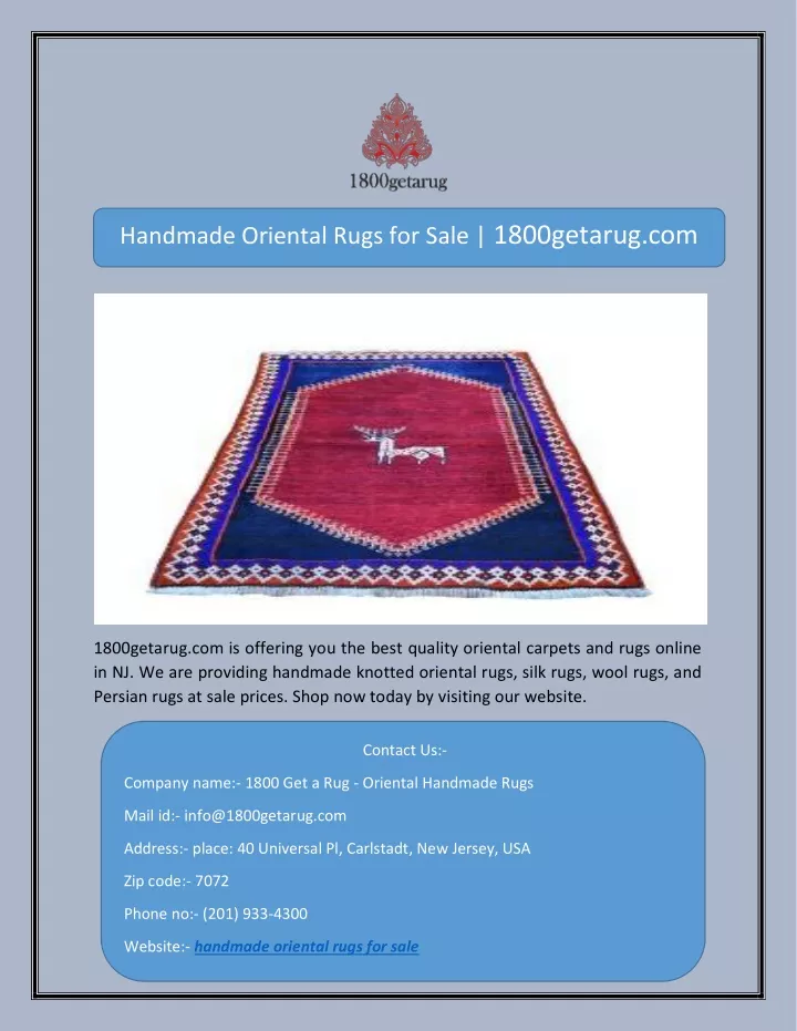 handmade oriental rugs for sale 1800getarug com