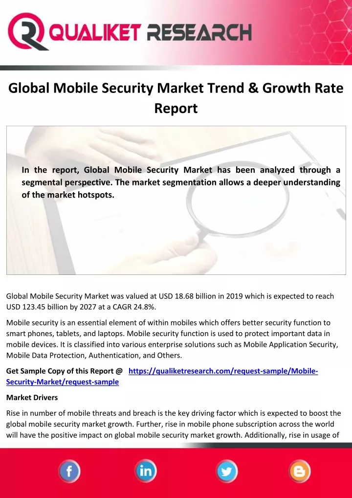 global mobile security market trend growth rate
