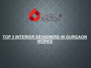 top 3 interior designers in gurgaon works