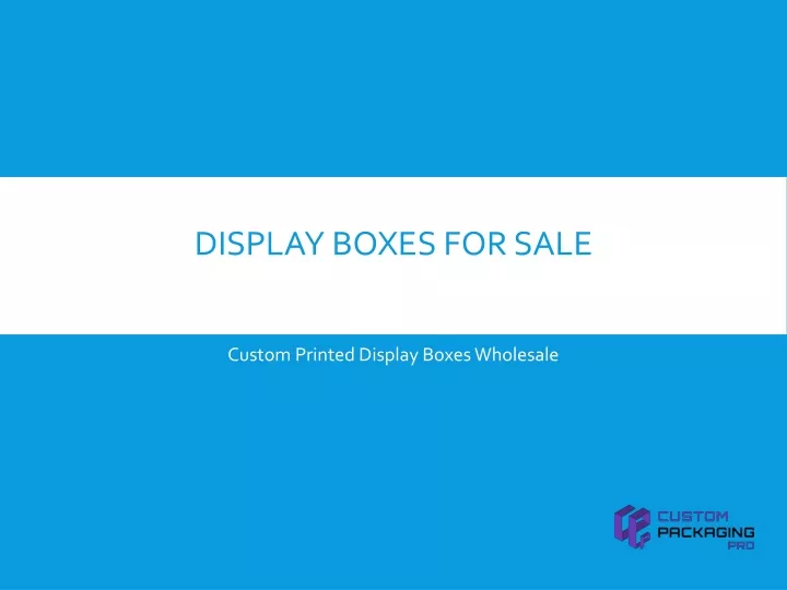 display boxes for sale