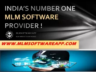 India’s Number One MLM Software Provider | MLM Software App